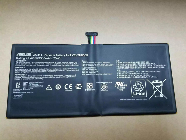 25Wh C21-TF810CD Battery for ASUS C21-TF810CD Serie Laptop 3380mAh 7.4V Batterie
