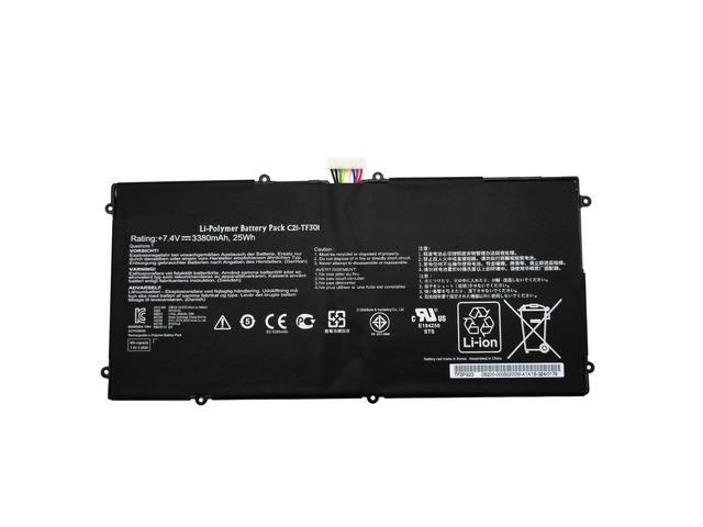 25Wh C21-TF500T Battery for Asus Transformer Pad TF500 TF500D TF500T Series 7.4V