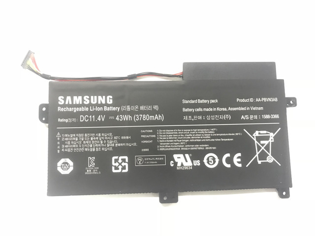 Genuine AA-PBVN3AB battery for SAMSUNG NP370R5E NP370R4E NP450R5E NP470R5E NP510