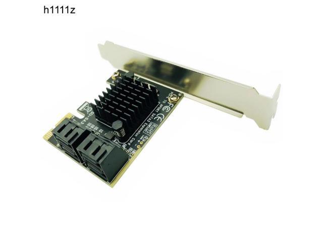 PCI-E PCI Express to SATA 3.0 Extension Card with Bracket 4-Port SATA III 6Gbps Expansion Adapter Boards for Computer Chassis PC