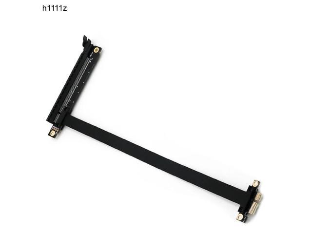 PCI-E 1X to 16X Adapter PCIe Flexible Flat Extension Cable PCI Express 1 to 16 X Adapter Riser Card PCIE Extender for BTC Mining
