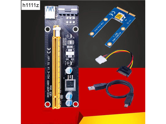 Mini PCIe 1x to PCI Express x16 Riser Card for Laptop External Graphics Card GDC