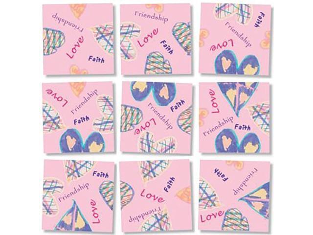 B Dazzle Hearts Scramble Squares 9 Piece Puzzle