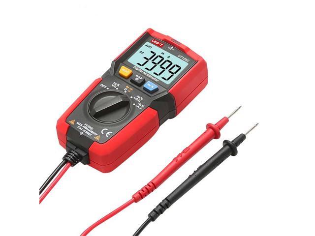 UNI-T UT125C Digital Multimeter AC/DC Ammeter Voltmeter Ohm Electrical Tester Meter NCV Multitester Pocket Size Multimeter