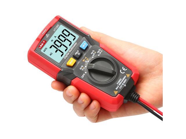 UNI-T UT125C Digital Multimeter AC/DC Ammeter Voltmeter Ohm Electrical Tester Meter NCV Multitester Pocket Size Multimeter