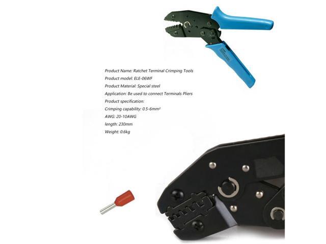 ELECALL ELE-06WF Multifunction 0.5-6mm2 Terminal Spring Clamp Terminals Crimping Tool Crimping Pliers