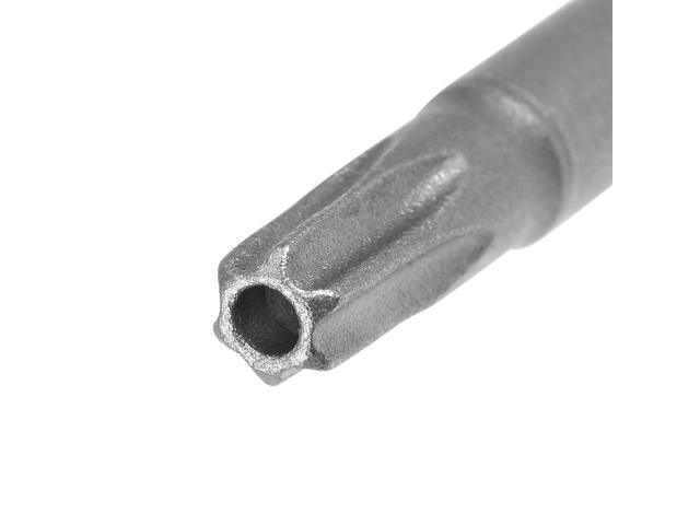 2Pcs 1/4' Hex Shank 150mm Length Magnetic Torx Security Head T25 Screwdriver Bits S2 Alloy Steel