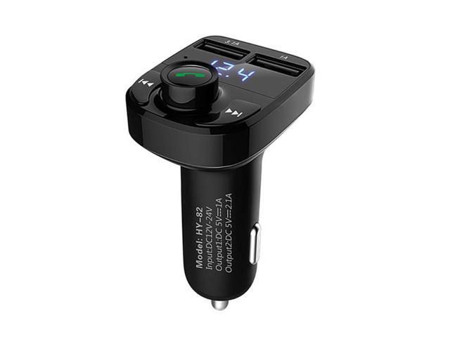 HY-82 Dual USB Car Bluetooth Hands-free MP3 Car Charger FM Transmitter