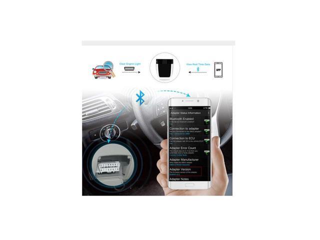 ELM327 V2.2 Better Than ELM327 V1.5 with PIC18F25K80 Bluetooth 4.0 with LED Light Support J1850 Protocol For IOS/Android/PC