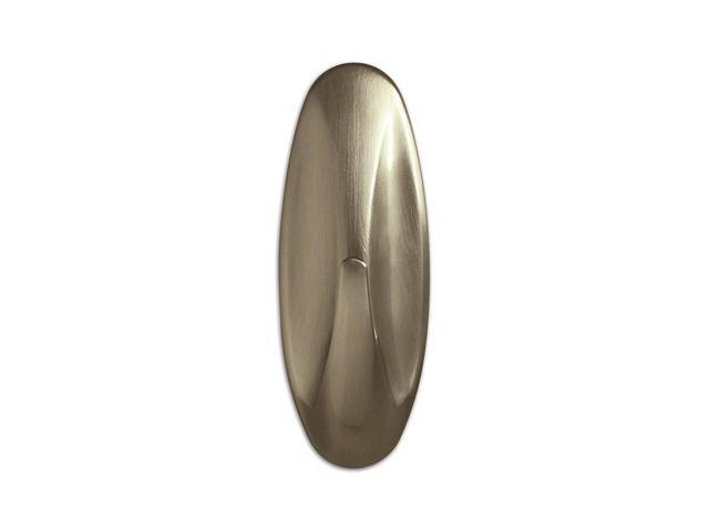 3M Scotch CMD-HK Command Hooks: Medium Brushed Nickel Designer Hook - Value Pack [3 hooks per pack] (Brushed Nickel)