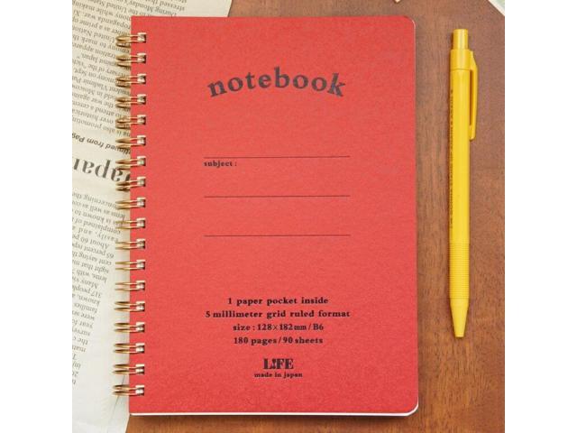 Life Pocket Notes Spiral Bound Notebooks: 6 in. x 8 in. (Red)