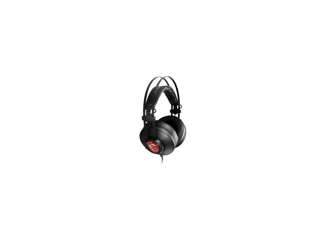 MSI H991 Wired PC Gaming Headset with Microphone, Black