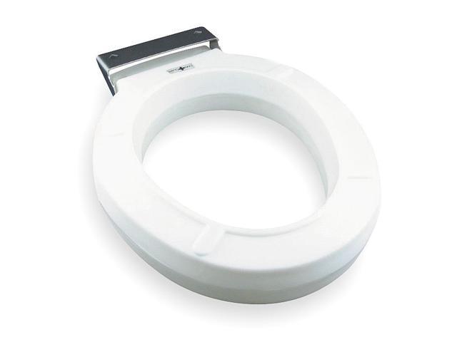 BEMIS GR4LR-000 Toilet Seat Without Cover, Plastic, Round, White