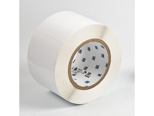 BRADY THT-19-423-1 3' x 2' White Label, Polyester