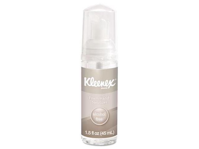 KLEENEX 34136 Alcohol-Free Foam Hand Sanitizer, 1.5 oz, Clear, 24/Carton