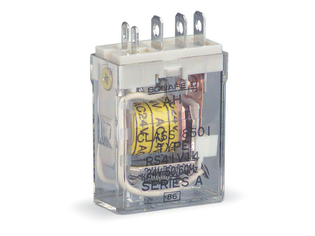 SCHNEIDER ELECTRIC 8501RSD41V53 Socket, General Purpose Relay, Square, 15 A, 5,
