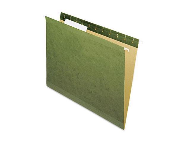 Pendaflex X-Ray Hanging File Folders No Tabs Letter Standard Green 25/Box 4152