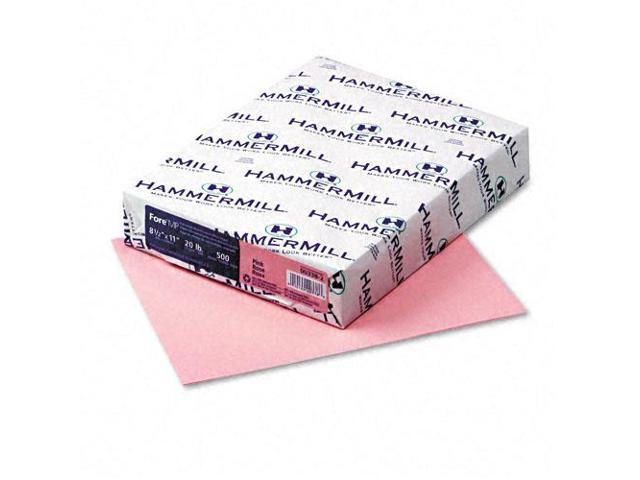 Fore MP Recycled Colored Paper, 20lb, 8-1/2 x 11, Pink, 500/Ream