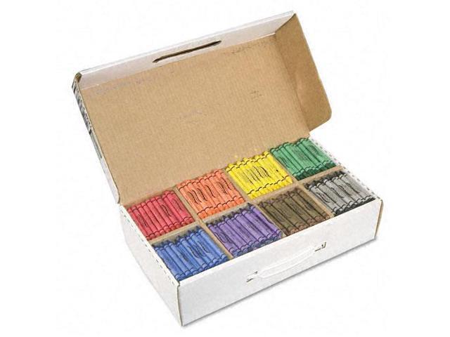 Prang 32350 - Crayons Made with Soy, 100 Each of 8 Colors, 800/Carton