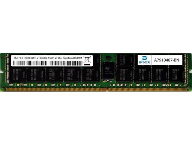 A7910487 - Dell Compatible 8GB PC4-17000 DDR4-2133Mhz 2Rx8 1.2v Registered RDIMM
