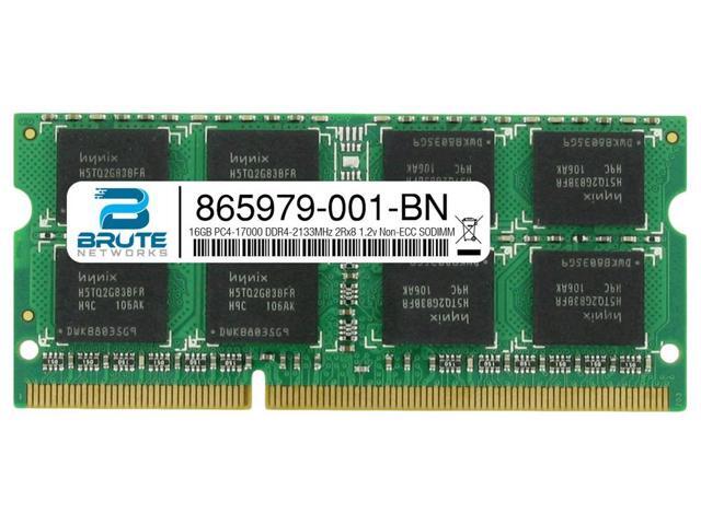865979-001 - HP Compatible 16GB PC4-17000 DDR4-2133MHz 2Rx8 1.2v Non-ECC SODIMM