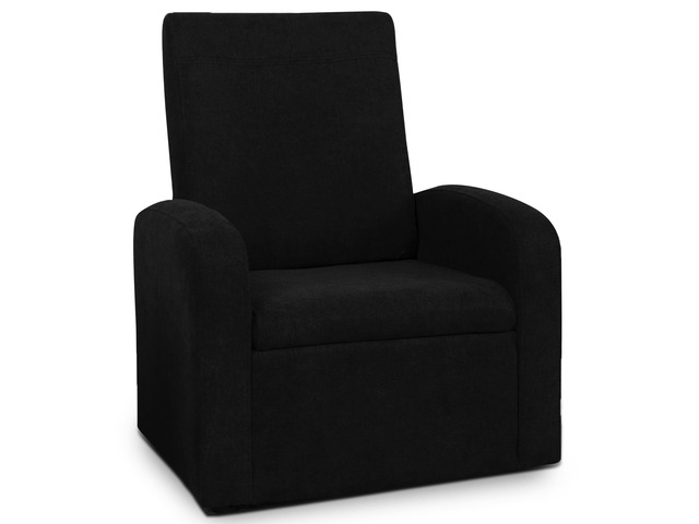 STASH 3-in-1 Kids Chair with Storage, Upholstered Seat and Fold-Down Ottoman