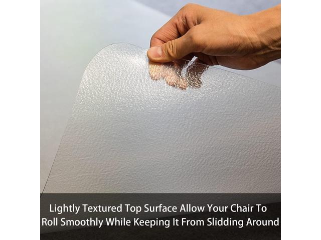 Chair Mat for Hardwood Floor, 53x 45 Office Chair Mat, Floor Mat for Office Chair, Clear Desk Chair Floor Mat for Computer Desk