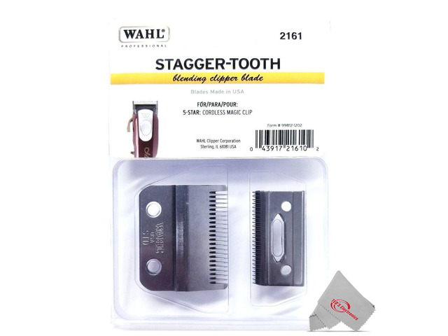 Wahl 2-Hole Replacement Blade Stagger-Tooth #2161 for Cordless Magic Clip