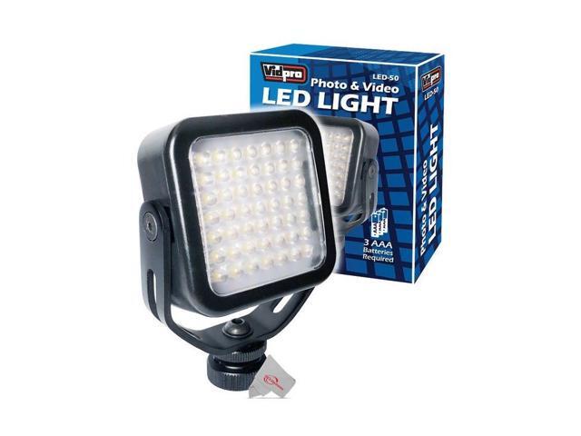 Two Pieces Vidpro LED-50 Photo And Video Led Light