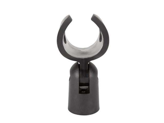 Pig Hog PHMCST Standard Microphone Clip + Microphone Boom Stand Bundle