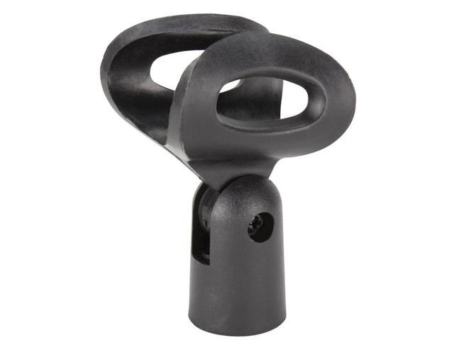 Pig Hog PHMCST Standard Microphone Clip + Microphone Boom Stand Bundle