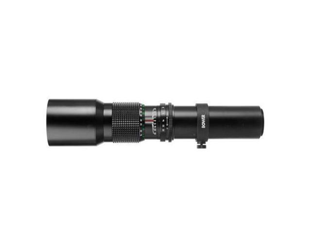 Vivitar 500mm f/8.0 Preset Telephoto Zoom Lens for Canon EF-M Mount Camera with 2x Converter