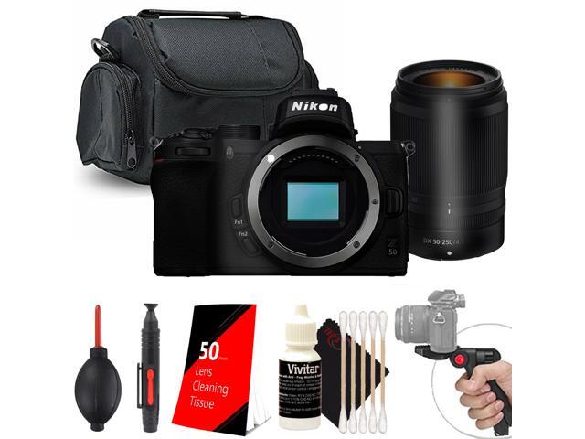 Nikon Z50 Mirrorless Digital Camera with Nikon Z DX 50-250mm VR Lens Accessory Kit