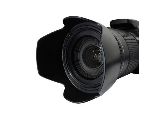 Tulip Shaped Anti Lens Flare Hood FOR Nikon 55-200mm II and AF-S 18-55mm Lenses