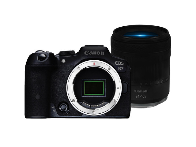 Canon EOS R7 32.5MP Mirrorless Camera with Canon RF 24-105mm f/4-7.1 IS STM Lens