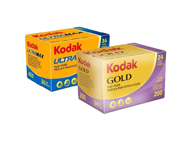 Kodak Ultramax 400 35mm Film, 36 Exposures + Kodak GOLD 200 Color Negative Film 35mm Roll Film, 24 Exposures