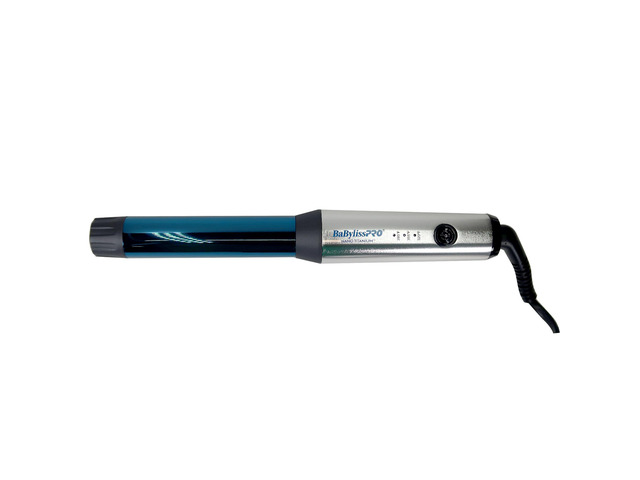 Babyliss Pro Nano Titanium 1' Compact Full Power Curling Wand with 3 Heat Settings #BNTMWUC