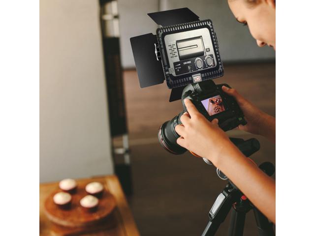 Vidpro LED-330X Varicolor Studio Video Lighting Kit with Tabletop 27' Adjustable Height Multipurpose Light Stand Solid Locking System