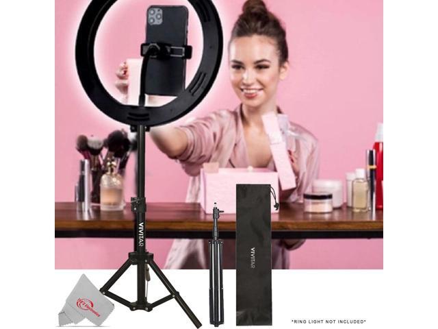 Vidpro LED-330X Varicolor Studio Video Lighting Kit with Tabletop 27' Adjustable Height Multipurpose Light Stand Solid Locking System