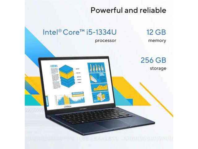 ASUS - Vivobook 14 14" FHD Laptop - Intel Core i5 - 12GB Memory - 256GB SSD - Quiet Blue - image 11