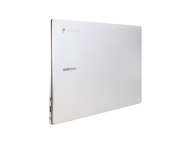Samsung Galaxy Chromebook Go 14' LED Laptop - Intel Celeron N4500, 4GB RAM, 64GB Storage, ChromeOS (Silver) with Laptop Bag