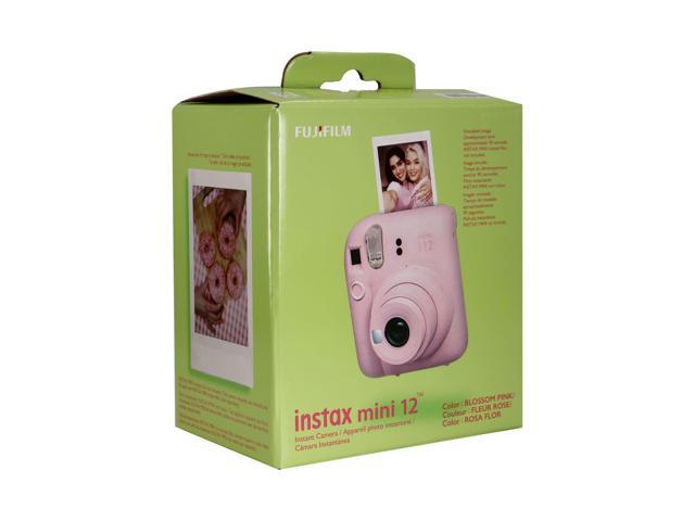 All-in-1 Instax Mini 12 Blossom Pink Camera Bundle Case Album Frames 60 Film Pack Kit Gift