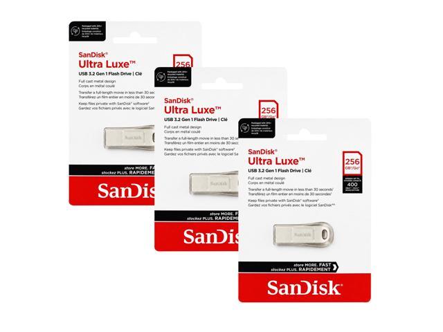 SanDisk Ultra Shift USB 3.2 Gen 1 256GB Flash Drive 3-Pack