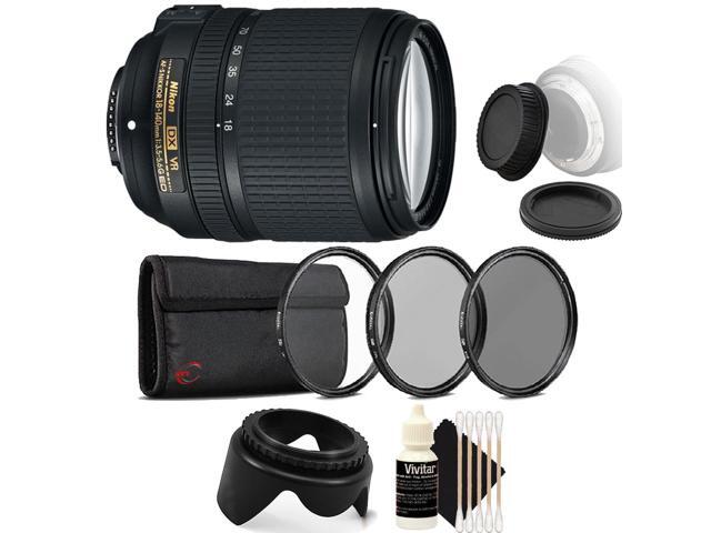 Nikon AF-S DX NIKKOR 18-140mm f/3.5-5.6G ED Lens Lens + UV CPL Filter Kit Deluxe Accessories for Nikon D5600 D5300