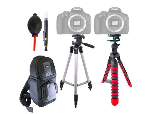 Tall Tripod + Flexible Tripod + Lens Pen + Dust Blower + DSLR Backpack