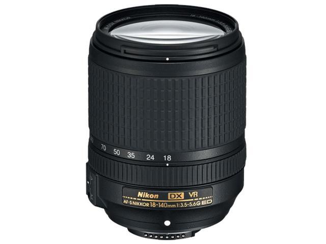 Nikon AF-S DX NIKKOR 18-140mm f/3.5-5.6G ED Lens Lens + Rear and Front Lens Cap & Holders for Nikon D5600 D5300