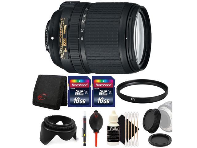 Nikon AF-S DX NIKKOR 18-140mm f/3.5-5.6G ED Lens Lens + 32GB Deluxe Accessory Kit for Nikon D5600 D5300