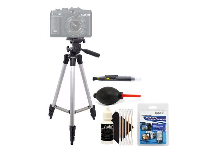 Tall Tripod + Screen Protector + Lens Pen + Dust Blower + 3pc Cleaning Kit