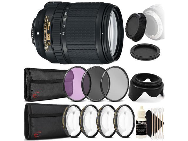 Nikon AF-S DX NIKKOR 18-140mm f/3.5-5.6G ED Lens Lens + 3pc Filter Deluxe Accessory Kit for Nikon D5600 D5300