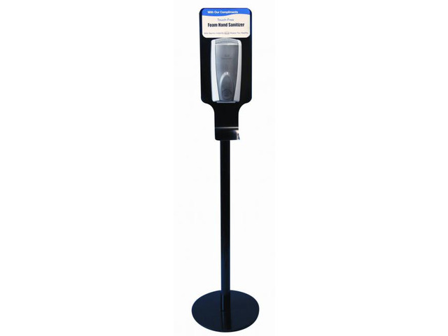 RUBBERMAID COMMERCIAL PRODUCTS FG750824 Floor Stand,Black,59-1/4' H